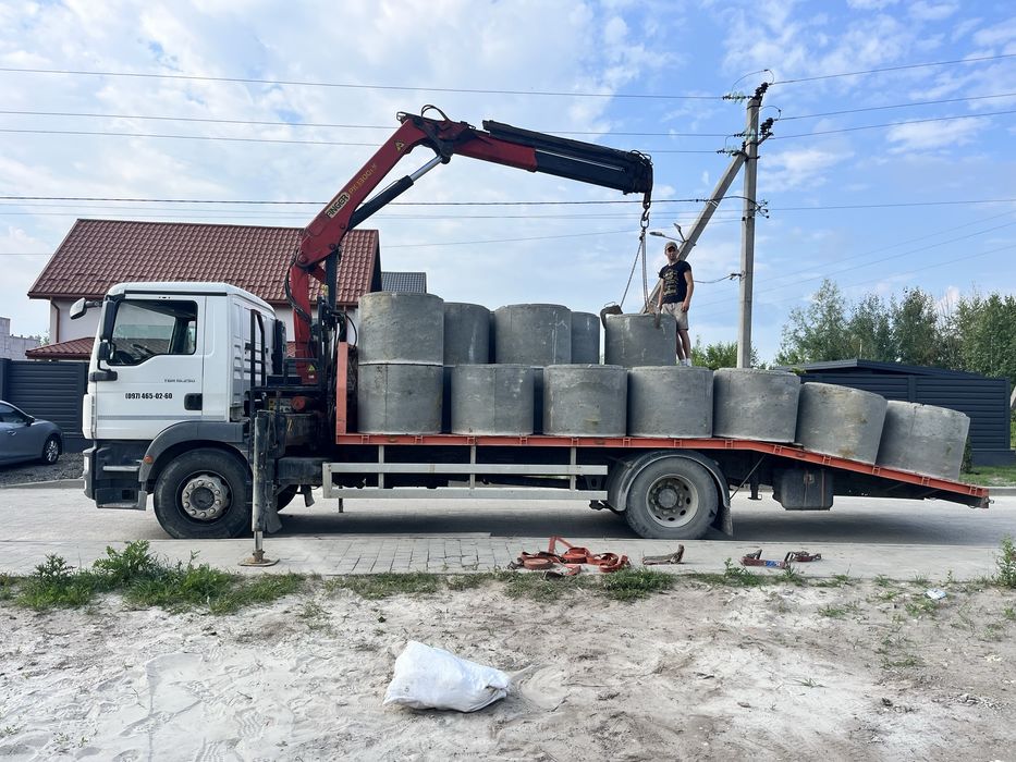Цемент марки 400 та 500, мішки по 25 кг. Кільця, доставка маніпулятором.