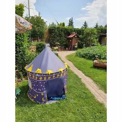 Namiot dla dzieci zamek pałac niebieski Kruzzel 135 cm