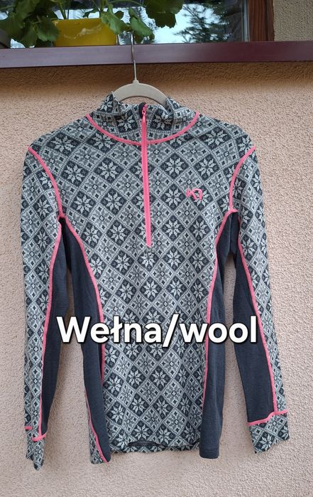 Bluza wełniana termiczna rozmiar M Kari Traa