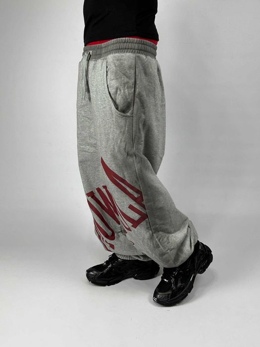 Штани Mowalola спортивки sweatpants grey сірі штаны серые M L