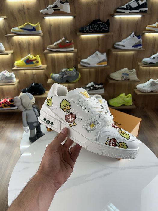 Кросівки Снікерси Louis Vuitton Lv x Human Made White