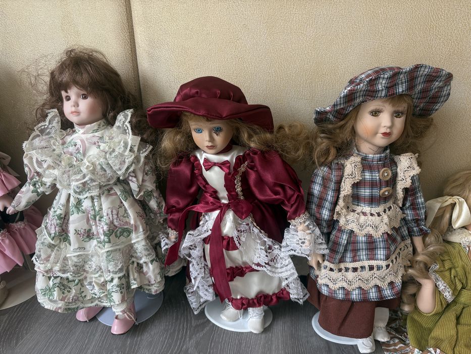 bonecas de porcelana de coleçao