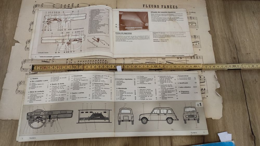 Manual de Instruções e manutenção Renault 4