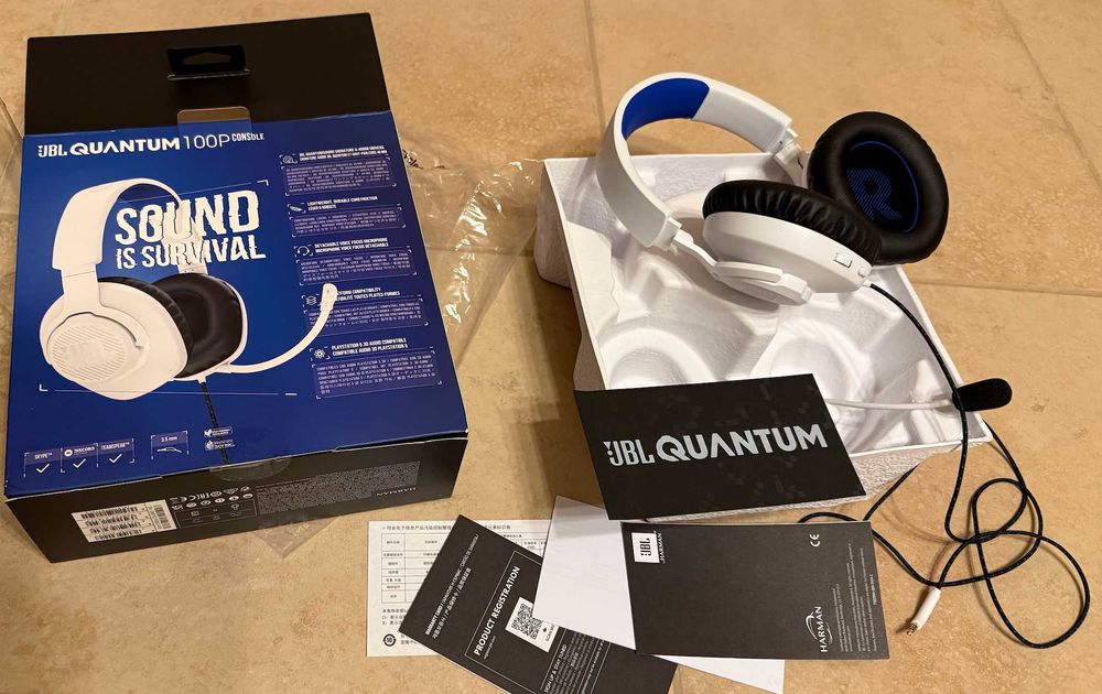 Słuchawki JBL QUNTUM 100P - Nowe