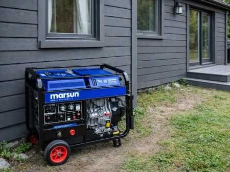 Agregat prądotwórczy Marsun MVB12000 | 12 kW | 3-fazy | Benzyna | AVR