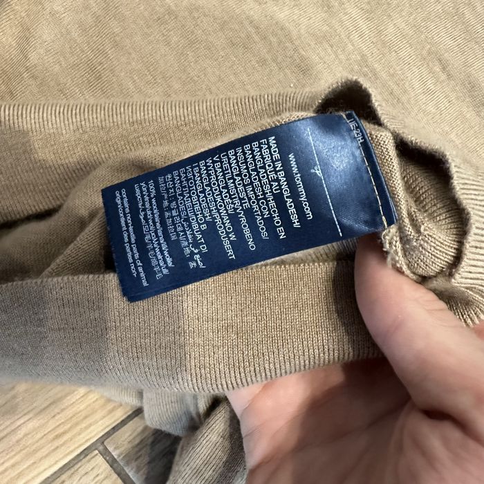 Светр Tommy Hilfiger преміальна вовна шерсть світшот кофта