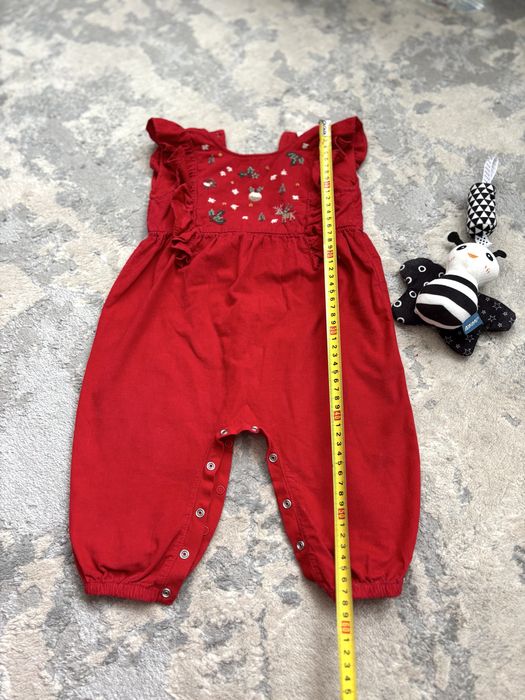 Чоловічок ромпер Next святковий на дівчинку 74-80 розмір на фотосесію