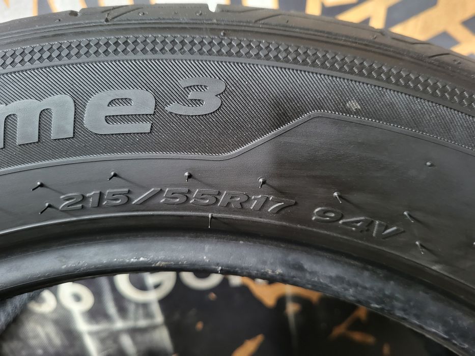Opony letnie 215/55/17 Hankook 25rok 6mm