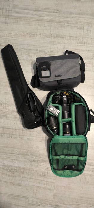 Nikon d5300 + 3 obiektywy,plecak, akcesoria, wymiana