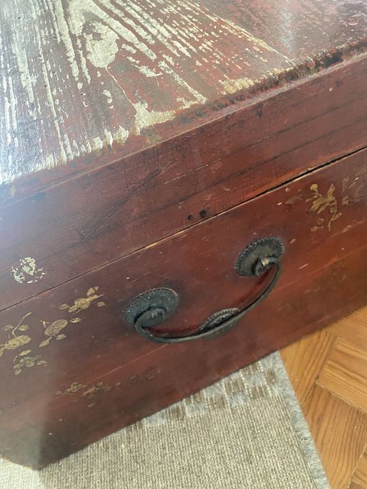 Arca /mesa de apoio - madeira  50x78cm