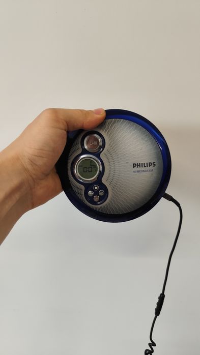 Портативный CD плеер PHILIPS AX2401 ESP дисковий Філіпс програвач