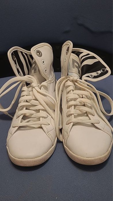 Wysokie skórzane sneakersy Reebok Top Down hip-hop