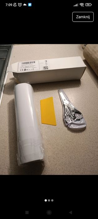 Przezroczysta folia ochronna na meble - drapak dla kota