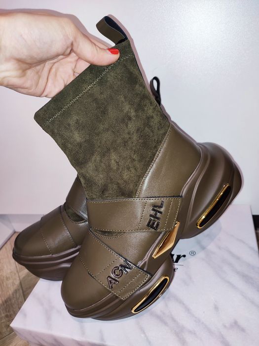 Sneakersy buty Adidasy na koturnie