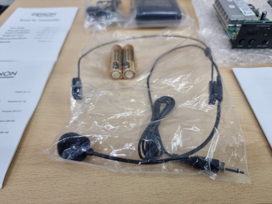 2x Denon Envoi set receiver mic hl transmitter zestaw bezprzewodowy