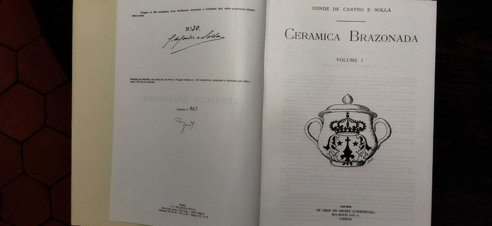 Cerâmica Brazonada, 2 volumes