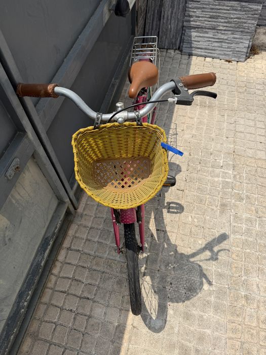 Bicicleta pasteleira menina roda 20