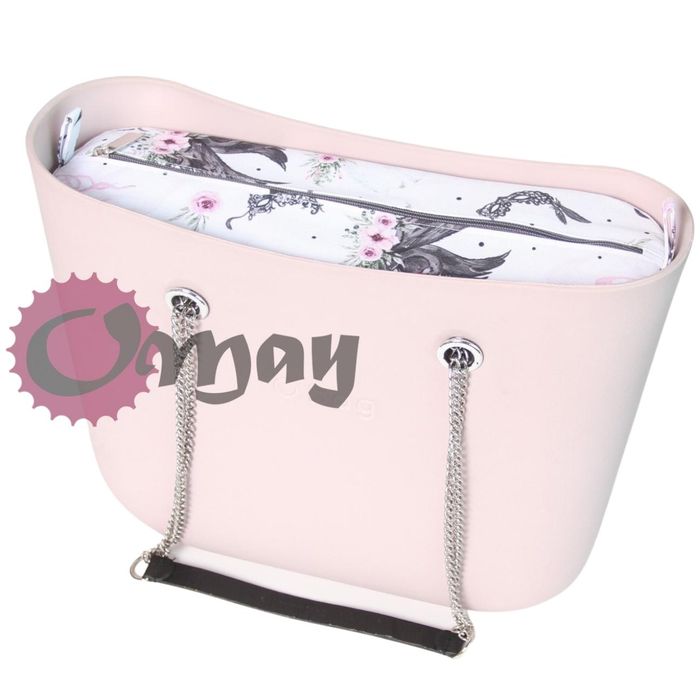 organizer do OBAG MINI Grafit Baletki 2 kieszenie wkład OMAY