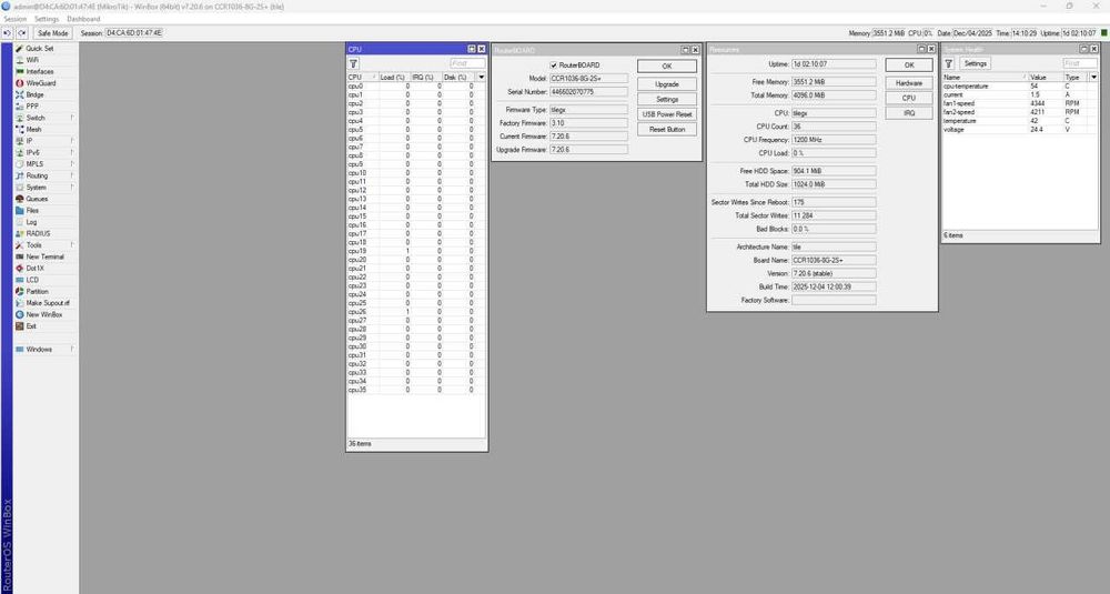 Sprzedam MikroTik CCR1036-8G-2S