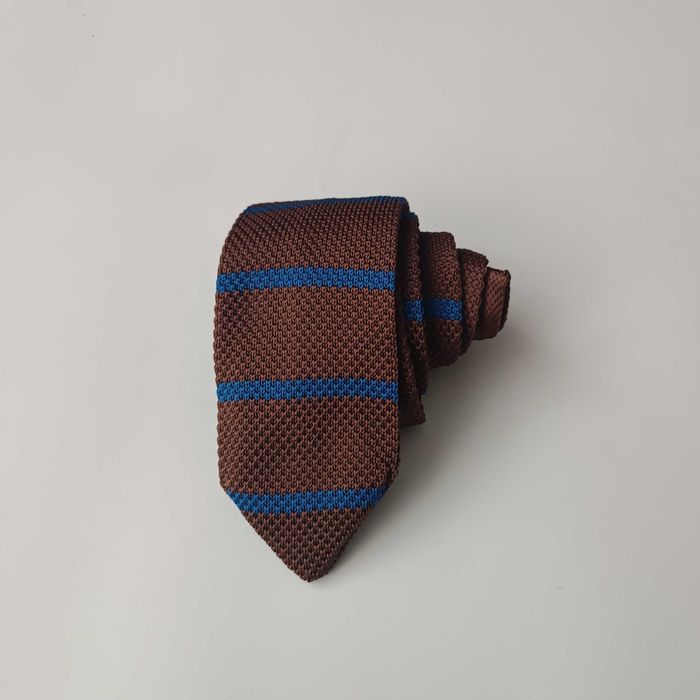 Krawat śledź dzianinowy KNIT