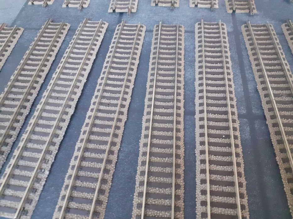 Comboios Modelismo ferroviario lote de linhas escala H0 1.87 fleischmann