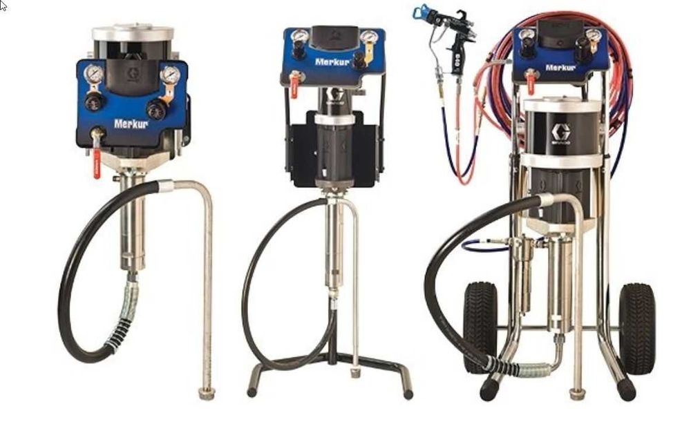 Фарбувальне обладнання безповітряного розпилення Wagner. Graco, HVBAN