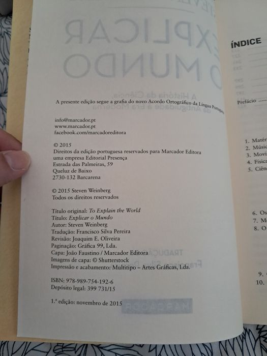Explicar o mundo Steven Weinberg
