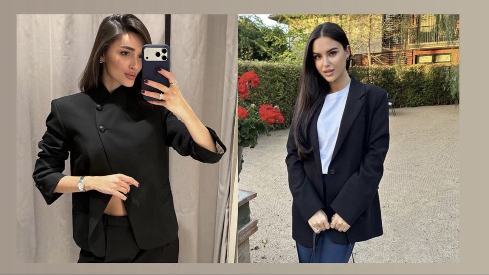 Блейзер Zara xs-s піджак zara чорний