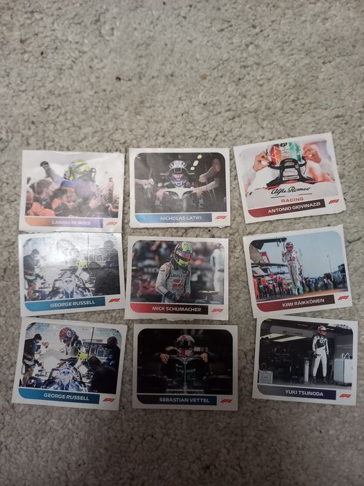 Cromos Ninjago, e cromos F1 20/21 e caderneta
