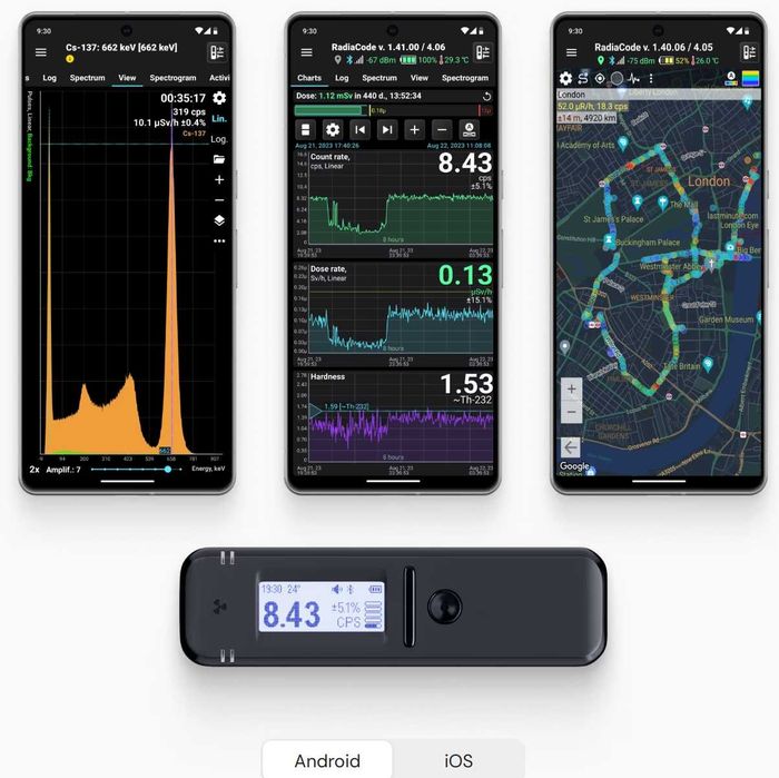 ‼️ Новий Radiacode-110 CsJ гамма спектрометр Дозиметр  Радиакод  110  Радіакод-110 радіометр Geiger caunter счетчик Ге