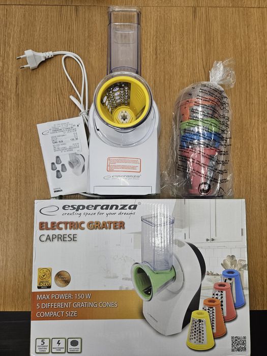 Szatkownica tarka elektryczna warzyw i owoców 5w1 - GWARANCJA