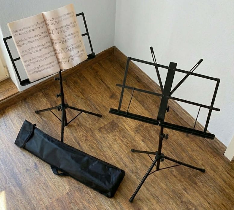 Stojak na Nuty Pulpit Statyw Regulowany Składany + Pokrowiec Gratis