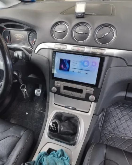 Rádio Ford S-max/Galaxy/Mondeo Android 14 com GPS (Novo)