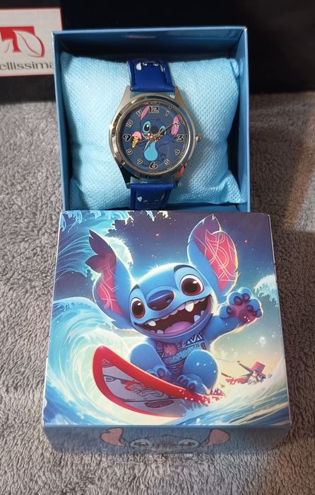 Niebieski zegarek dziecięcy Lilo&Stitch