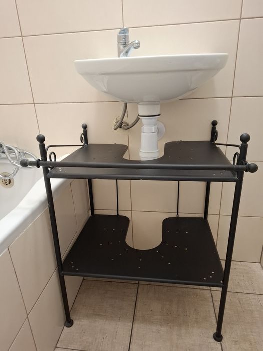 Lustro Szafka Regał łazienkowy. Vintyge. Retro. Metaloplastyka