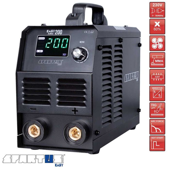 Spawarka SPARTUS Easy ARC 200A Inwertorowa