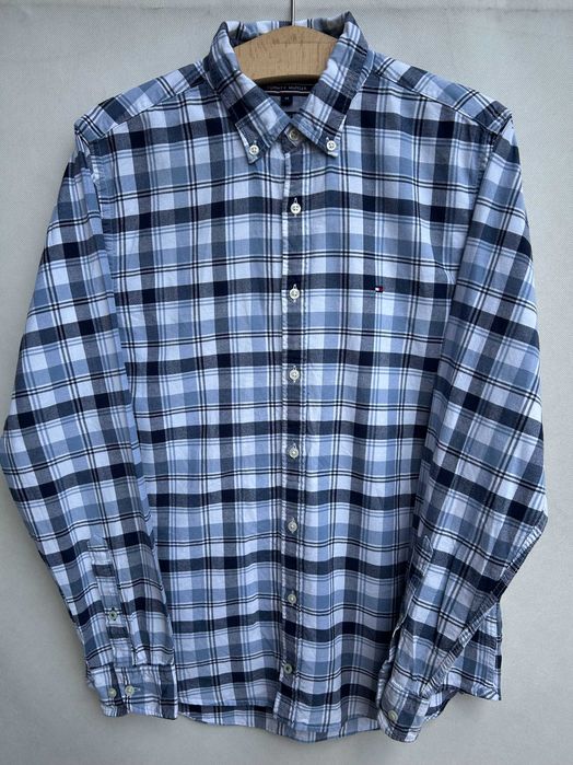 Tommy Hilfiger _ Koszula w kratę M _ Regular Fit