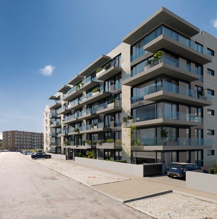 Apartamento T3 Novo com Varanda e 3 Frentes em Santa Marinha, V.N.Gaia