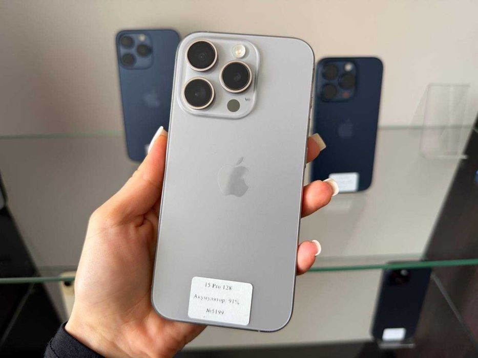 iPhone 15 Pro 128 gb Neverlock (фіз карта) / Магазин + Гарантія