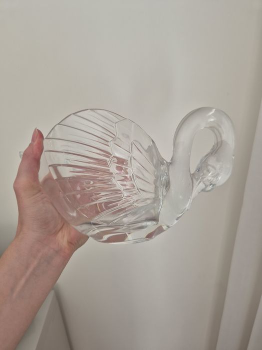 Cisne Molheira vintage da Cristal D'Arques