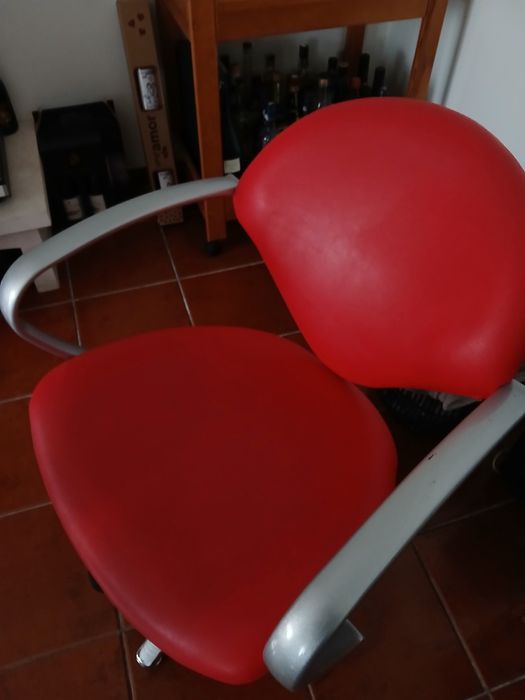 Cadeira de Cabeleireiro Com Elevador