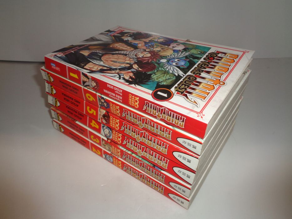 Fairy Tail 100 years quest 1- 6 (2-6 j.ang, t.1 j.niem) Mashima, Ueda
