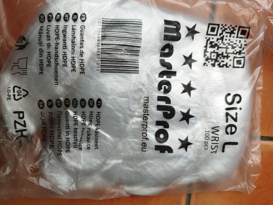 Rękawiczki jednorazowe foliowe zrywki 13000 szt.