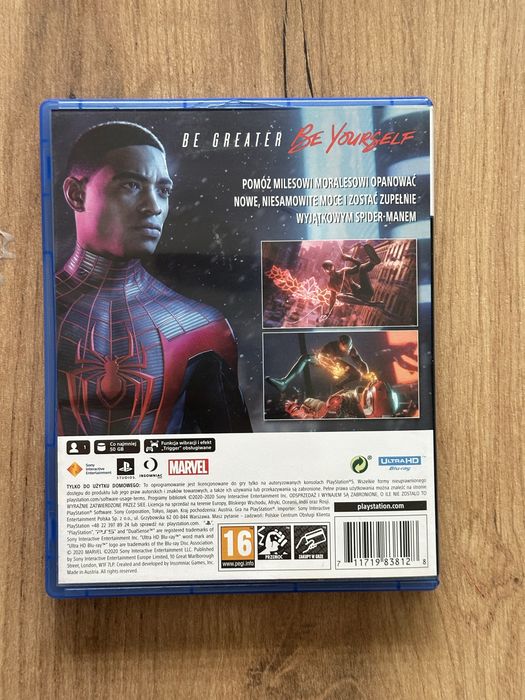 Spider man miles morales ps5 polska wersja jezykowa jak nowa, spider-man playstation 5