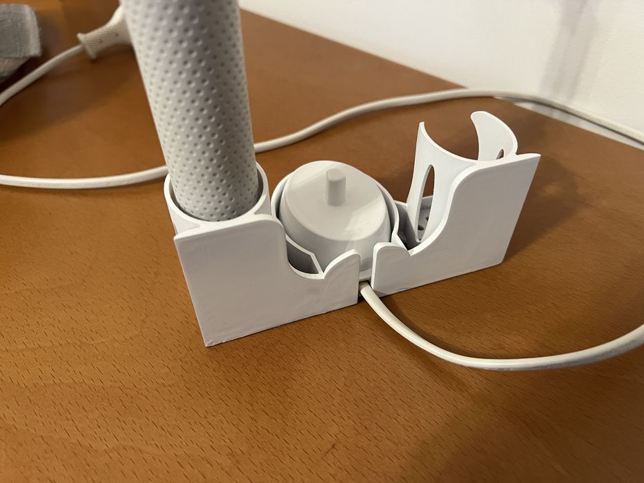 Suporte para 2 escovas elétricas e carregador