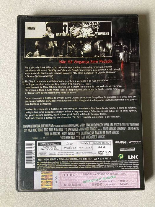 [DVD] Sin City: A Cidade do Pecado