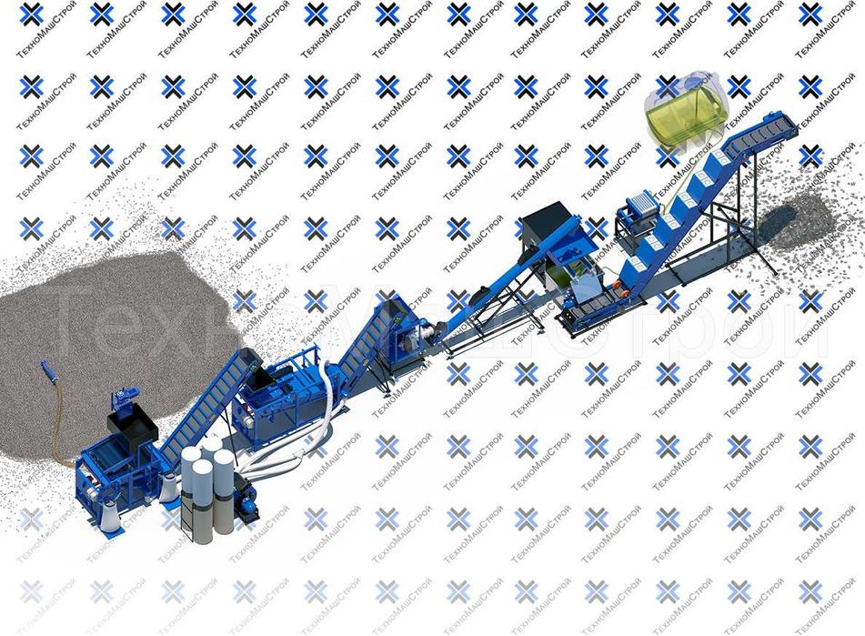 Лінія для переробки сої, екструдування та віджим "МПО-300"
