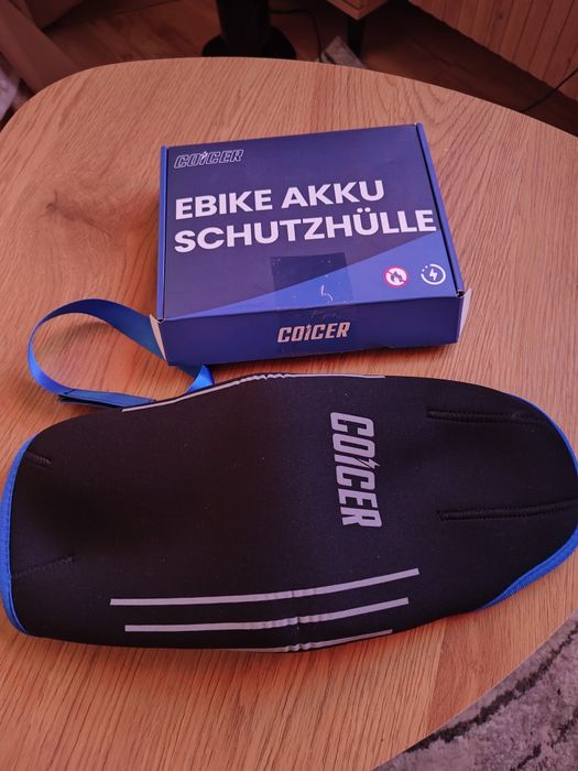 Neoprenowa osłona akumulatora roweru elektrycznego 20-37 cm