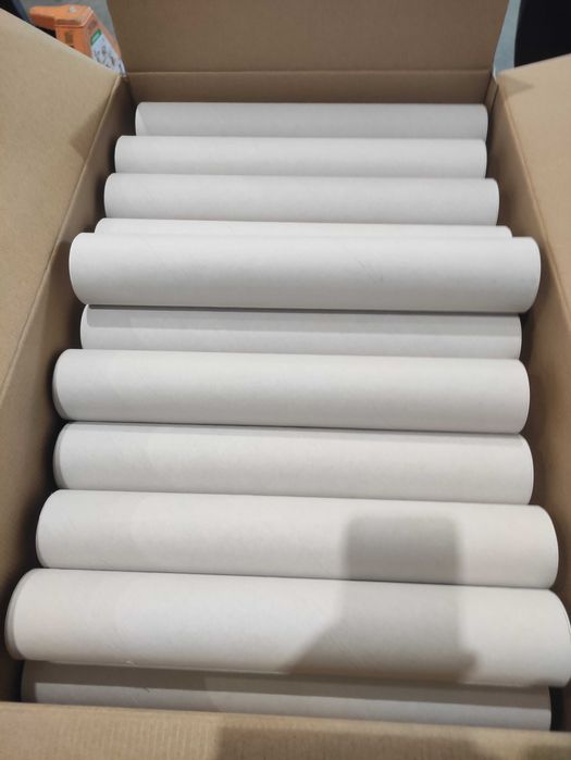 Tuby kartonowe białe