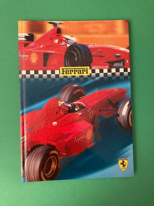 Cadernos Escolares / Diário da Ferrari Formula 1 F1 Anos 90 Italia